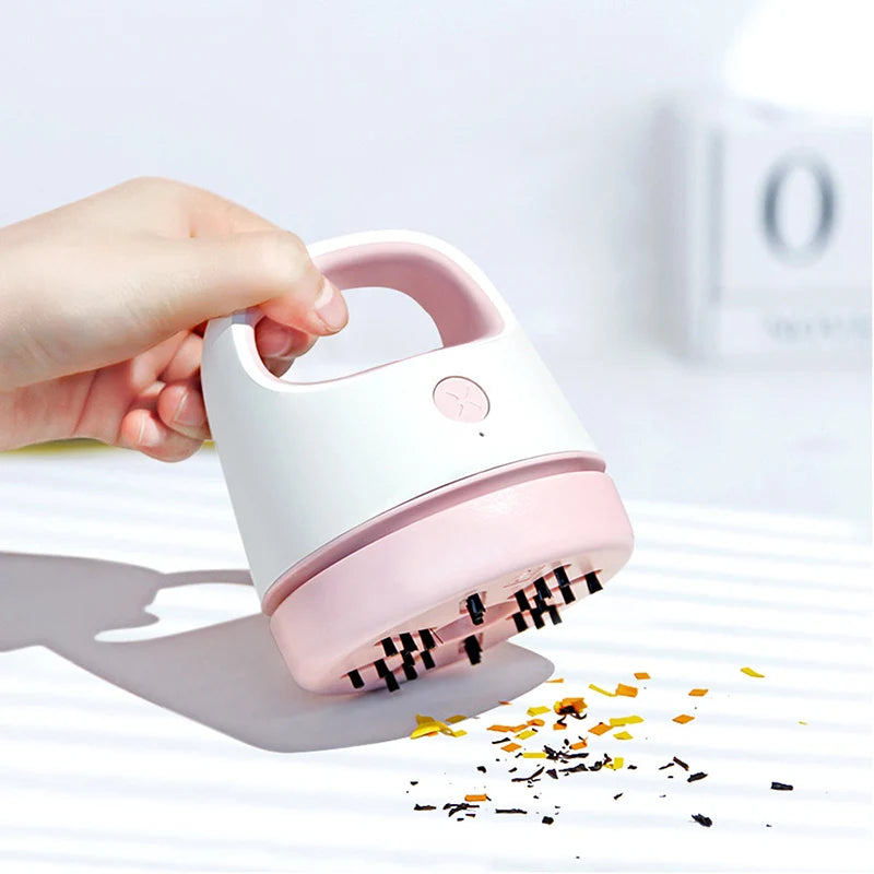 MOTAWISH Wireless Handheld Vacuum Cleaner Portable Mini USB Charging Small Desktop Vacuum for Home Car Cleaning