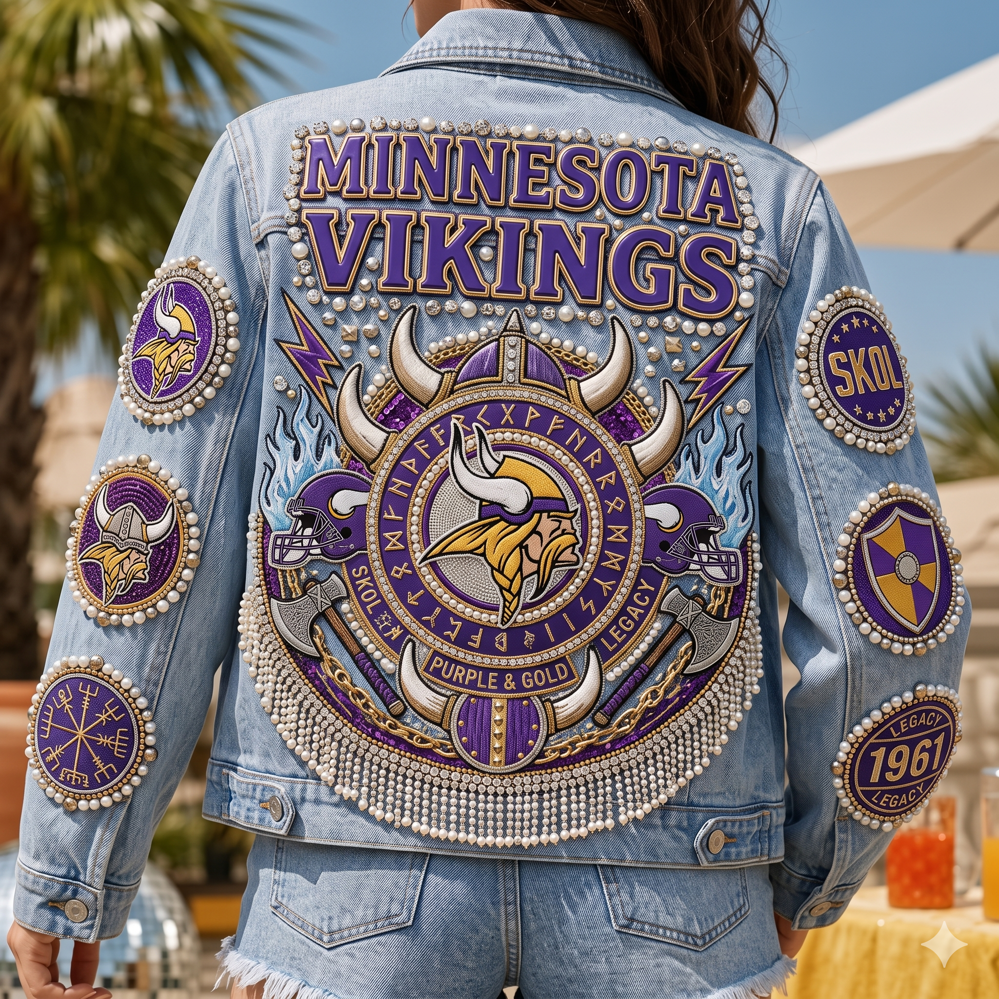 Premium TOP Denim Jacket TB2762