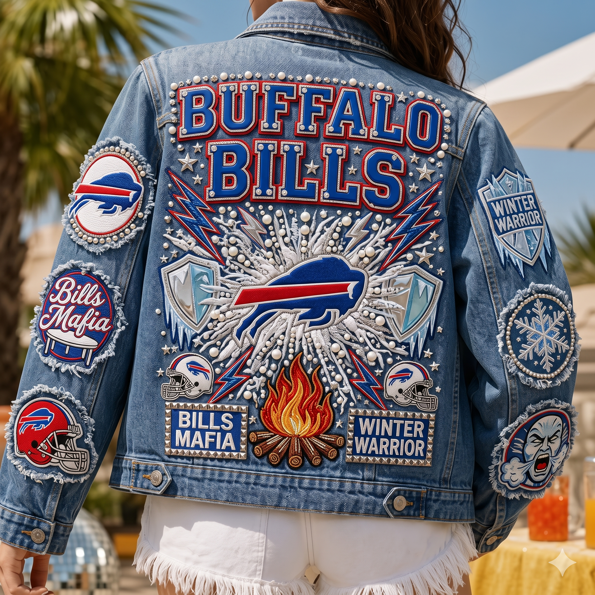 Premium TOP Denim Jacket TB2765